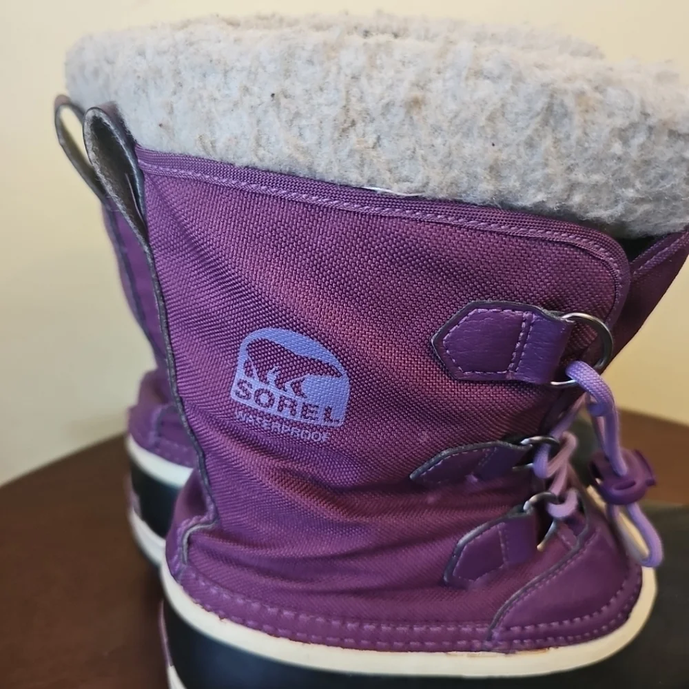 Sorel Women's Waterproof Cold Weather Winter Snow‎ Boots Big Kid's Size 5 - Picture 9 of 14